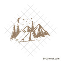 Camping life svg