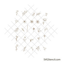 Wildflowers svg