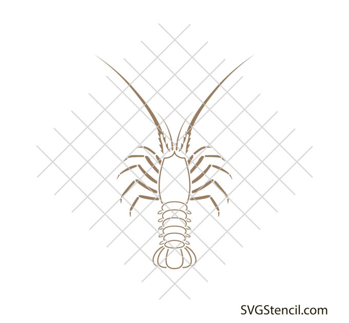 Crawfish silhouette svg