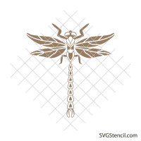Dragonfly silhouette svg