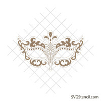 Carnival mask svg