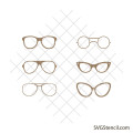 Sunglasses svg, aviator glasses svg
