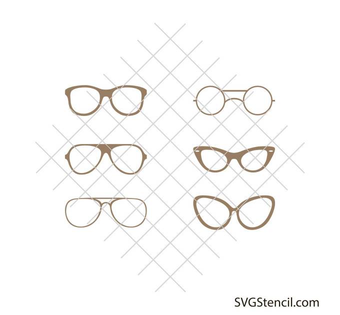 Sunglasses svg, aviator glasses svg