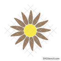 White daisy svg