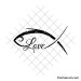 Jesus fish svg | Religious symbol svg