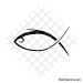 Simple Jesus fish svg