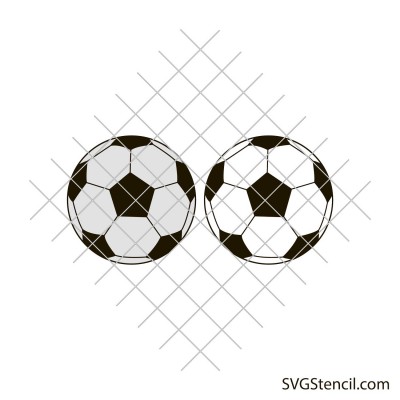 Free simple soccer ball svg