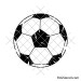Distressed soccer svg design