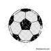 Grunge soccer ball svg image