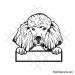 Cute poodle svg | Dog monogram svg