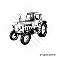 Tractor svg | Farm tractor svg