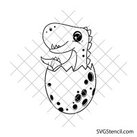 Dinosaur egg svg | Kid dinosaur svg