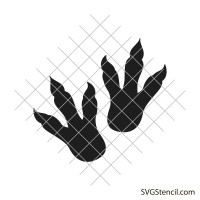 Free dinosaur prints svg