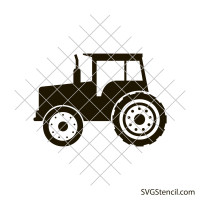 Simple tractor svg