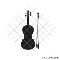 Free violin outline svg | Fiddle svg