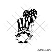4th of July gnomes svg | USA gnome svg