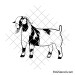 Boer goat svg | farm animal svg