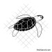 Simple turtle svg | Summer svg
