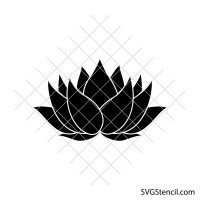 Lotus flower mandala svg | Free design