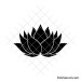 Mandala lotus flower svg