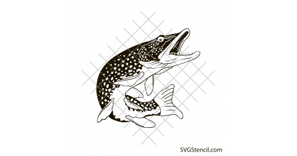 northern-pike-svg-bass-fish-svg-dad-fishing-svg-svgstencil
