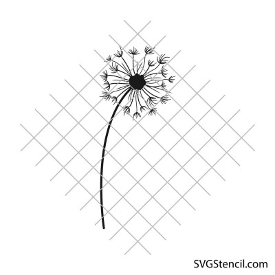 Dandelion svg | Blowing dandelion svg