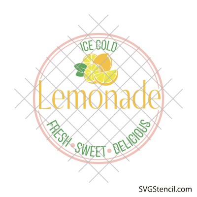 Lemonade svg