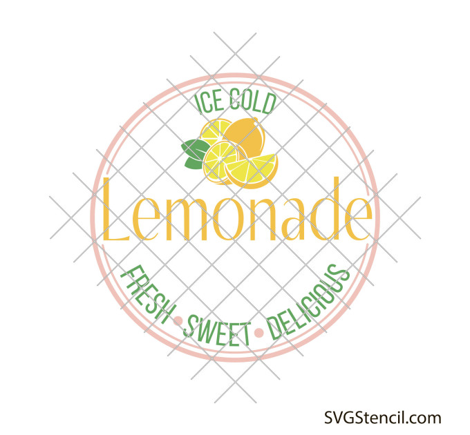 Lemonade svg