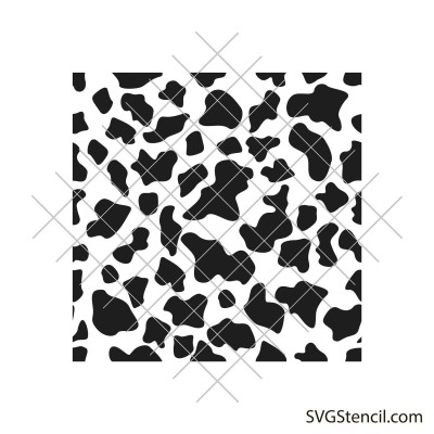 Cow spots pattern svg
