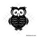 Vinyl owl svg | Owl outline svg