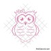 Girly owl svg | Fancy owl svg
