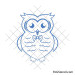 Girly owl svg | Baby owl svg