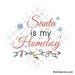 Santa is my homeboy svg | Girls shirt design