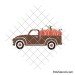 Old truck with pumpkins svg