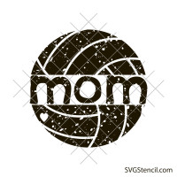 Split volleyball svg