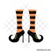 Witch legs svg | Witch feet svg