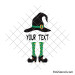Witch monogram svg | Witch legs svg