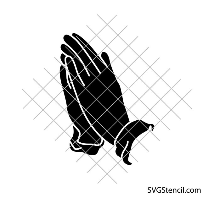 Praying hands svg | Prayer hands svg