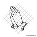 Praying hands svg | Prayer hands svg