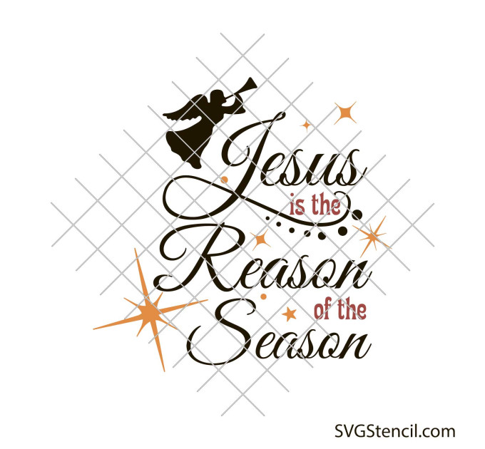 Jesus is the reason for the season svg