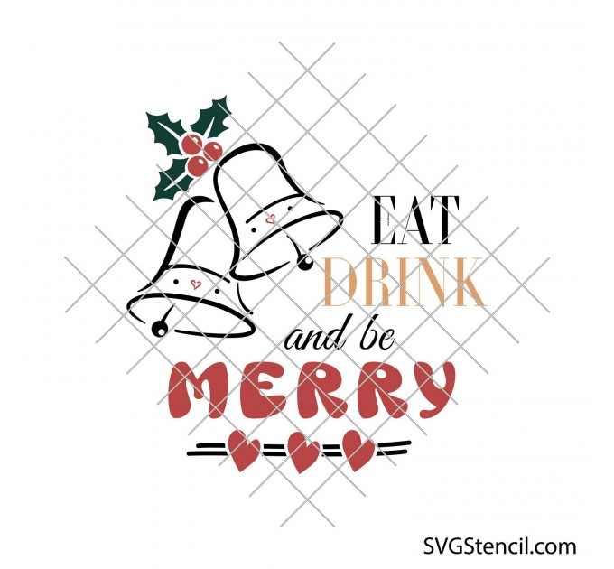 Eat drink and be merry svg