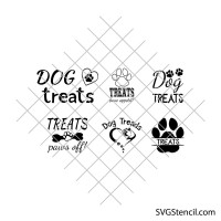 Dog treat svg