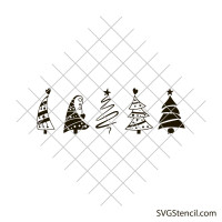 Christmas tree svg