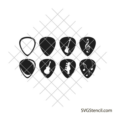 Guitar pick svg | Plectrum svg