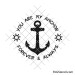 you are my anchor forever and always svg