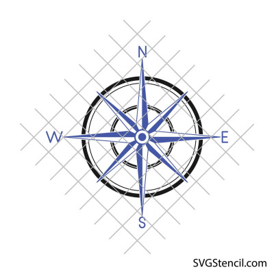 Compass svg | Layered svg design