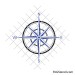 Simple compass svg | Layered svg design