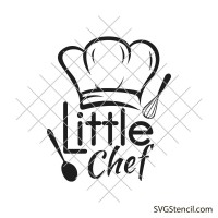 Little chef svg | Kitchen sign svg