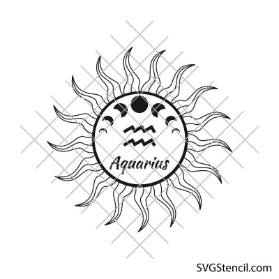 Zodiac sun signs svg | Astrology signs svg