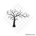 Tree without leaves svg | Winter tree svg